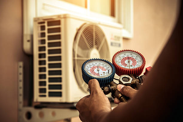 Professional Hvac Installation technician working in Eastham, MA